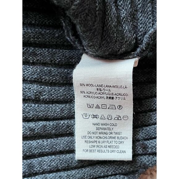 Free People Love & Harmony Off the Shoulder Sweater, Size S/P, Dark gray color - Picture 9 of 9